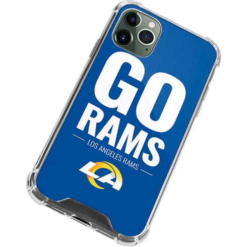 NFL Los Angeles Rams Team Motto iPhone 12 Pro Max Clear Case