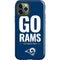 NFL Los Angeles Rams Team Motto iPhone 12 Pro Max Impact Case