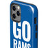 NFL Los Angeles Rams Team Motto iPhone 12 Pro Max Impact Case