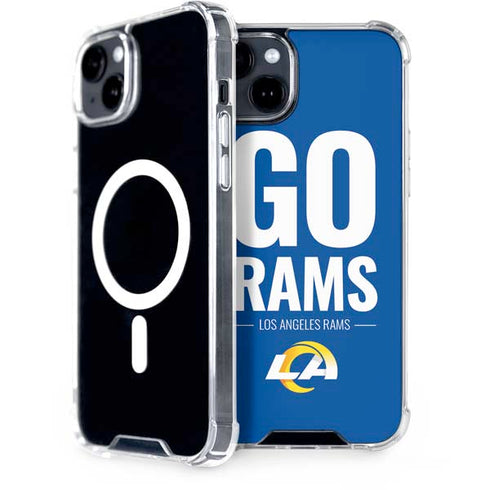 NFL Los Angeles Rams Team Motto iPhone 14 Plus MagSafe Case