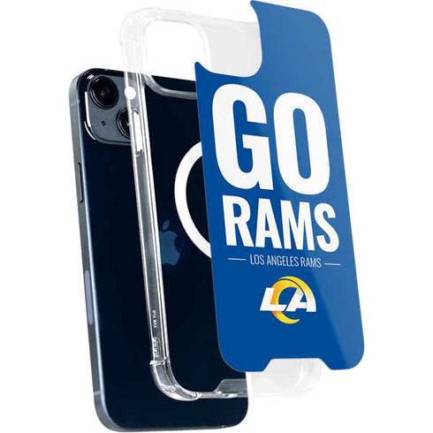 NFL Los Angeles Rams Team Motto iPhone 14 Plus MagSafe Case