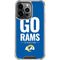 NFL Los Angeles Rams Team Motto iPhone 15 Pro Clear Case