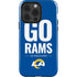 NFL Los Angeles Rams Team Motto iPhone 15 Pro Impact Case