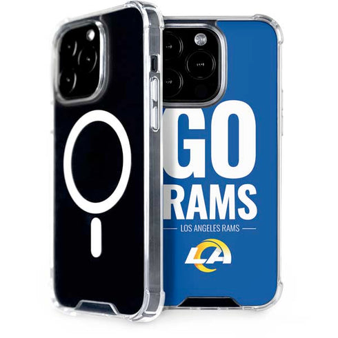 NFL Los Angeles Rams Team Motto iPhone 14 Pro MagSafe Case