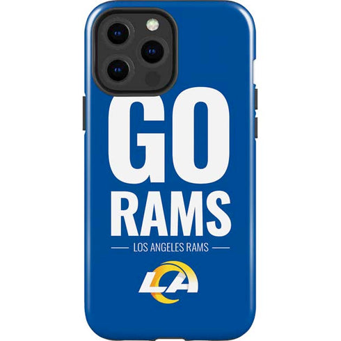 NFL Los Angeles Rams Team Motto iPhone 15 Pro Max Impact Case