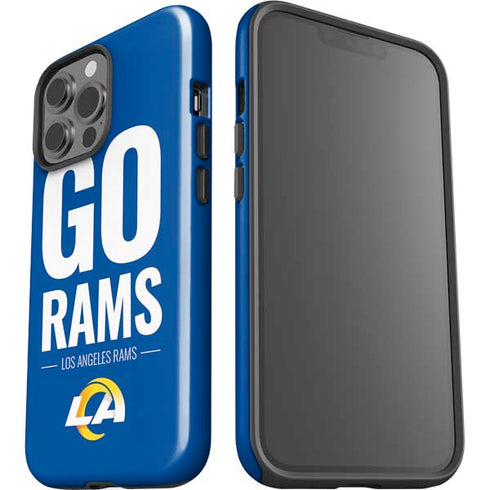 NFL Los Angeles Rams Team Motto iPhone 15 Pro Max Impact Case