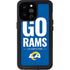 NFL Los Angeles Rams Team Motto iPhone 14 Pro Max Waterproof Case