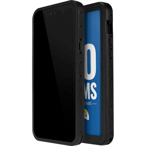 NFL Los Angeles Rams Team Motto iPhone 14 Pro Max Waterproof Case
