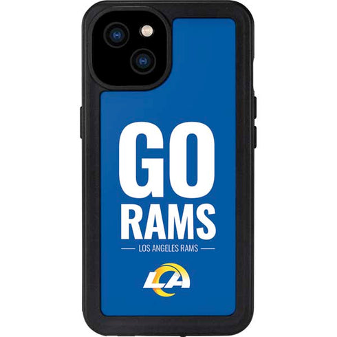 NFL Los Angeles Rams Team Motto iPhone 15 Plus Waterproof Case