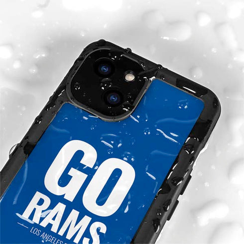 NFL Los Angeles Rams Team Motto iPhone 15 Waterproof Case