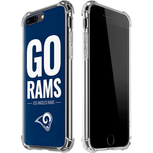 NFL Los Angeles Rams Team Motto iPhone 7/8 Plus Clear Case