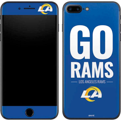 NFL Los Angeles Rams Team Motto iPhone 8 Plus Skin