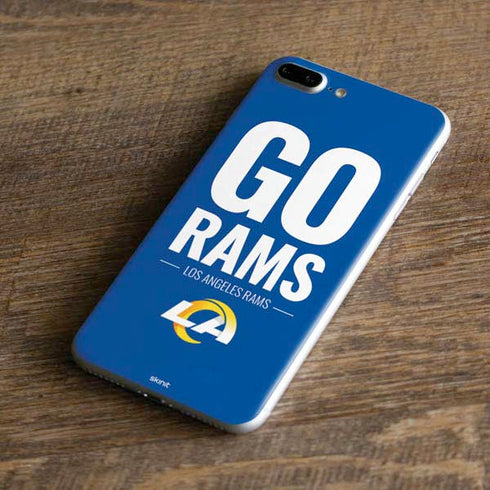 NFL Los Angeles Rams Team Motto iPhone 8 Plus Skin