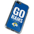 NFL Los Angeles Rams Team Motto iPhone SE (2nd & 3rd Gen) Clear Case