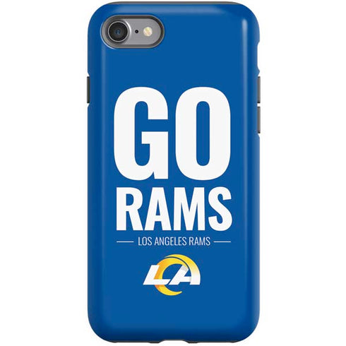 NFL Los Angeles Rams Team Motto iPhone SE (2nd & 3rd Gen) Pro Case