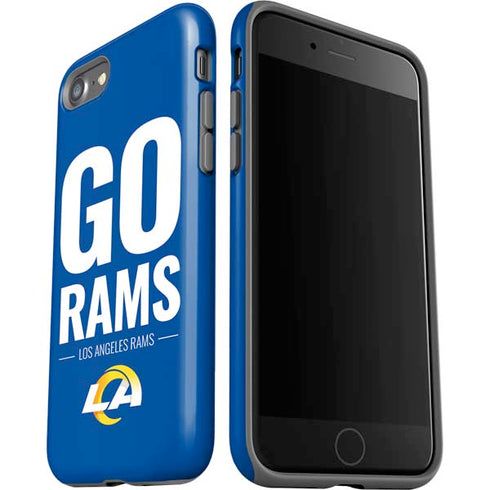 NFL Los Angeles Rams Team Motto iPhone SE (2nd & 3rd Gen) Pro Case