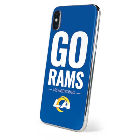 NFL Los Angeles Rams Team Motto iPhone X Skin