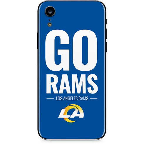 NFL Los Angeles Rams Team Motto iPhone XR Skin