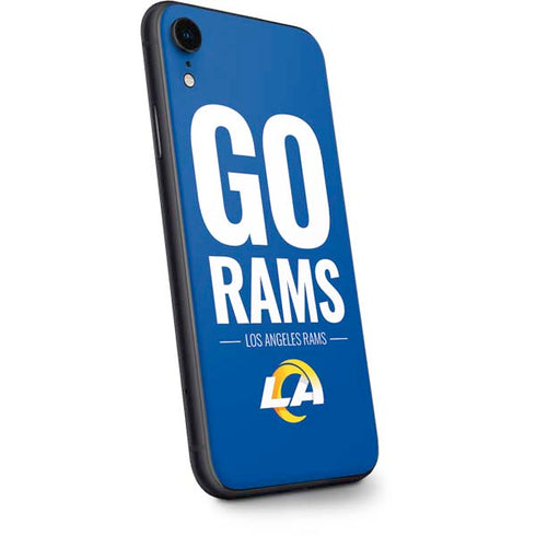 NFL Los Angeles Rams Team Motto iPhone XR Skin