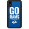 NFL Los Angeles Rams Team Motto iPhone XR Waterproof Case