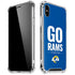 NFL Los Angeles Rams Team Motto iPhone XS Max Clear Case