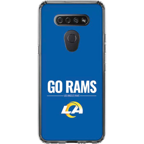 NFL Los Angeles Rams Team Motto LG K51/Q51 Clear Case
