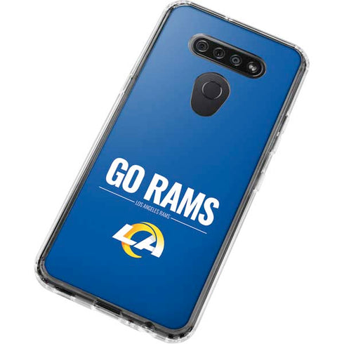 NFL Los Angeles Rams Team Motto LG K51/Q51 Clear Case