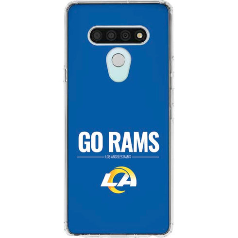 NFL Los Angeles Rams Team Motto LG Stylo 6 Clear Case