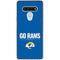 NFL Los Angeles Rams Team Motto LG Stylo 6 Clear Case