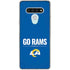 NFL Los Angeles Rams Team Motto LG Stylo 6 Clear Case