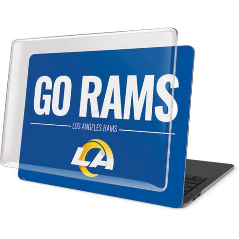 NFL Los Angeles Rams Team Motto MacBook Pro 15in (2016-19) Case plus Skin