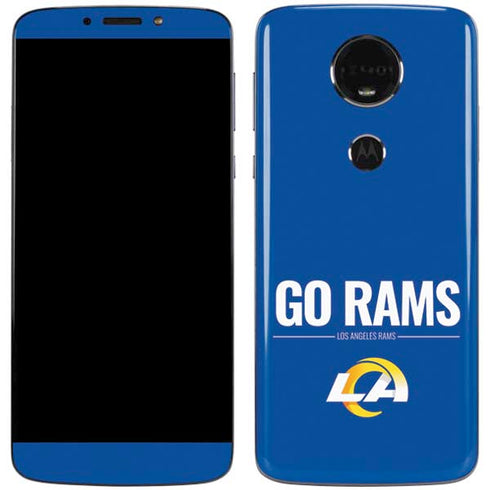 NFL Los Angeles Rams Team Motto Moto E5 Plus Skin