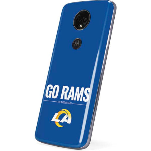 NFL Los Angeles Rams Team Motto Moto E5 Plus Skin