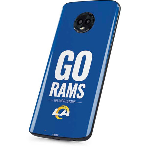 NFL Los Angeles Rams Team Motto Moto G6 Skin