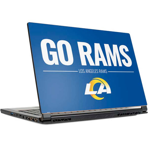 NFL Los Angeles Rams Team Motto MSI GS65 Stealth Laptop Skin