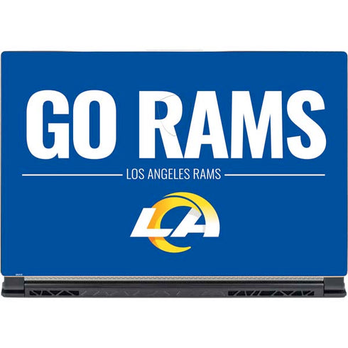 NFL Los Angeles Rams Team Motto MSI GS65 Stealth Laptop Skin