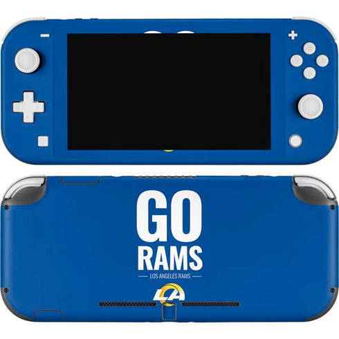 NFL Los Angeles Rams Team Motto Nintendo Switch Lite Skin