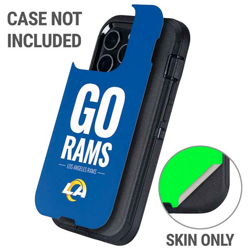 NFL Los Angeles Rams Team Motto Otterbox Defender iPhone Skin