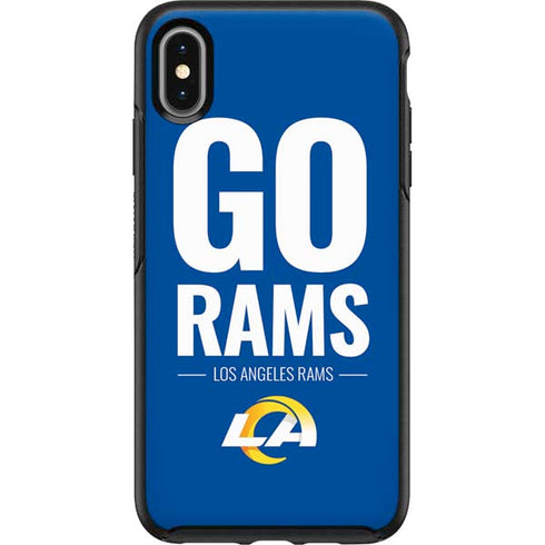 NFL Los Angeles Rams Team Motto Otterbox Symmetry iPhone Skin