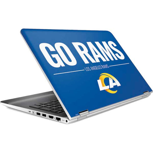 NFL Los Angeles Rams Team Motto HP Pavilion Skin