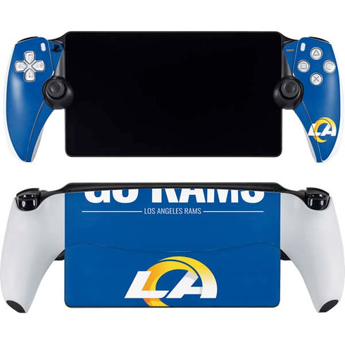 NFL Los Angeles Rams Team Motto PlayStation Portal Remote Player Skin