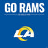 NFL Los Angeles Rams Team Motto PS4 Slim Skin