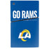 NFL Los Angeles Rams Team Motto PS5 Slim Digital Edition Console Skin