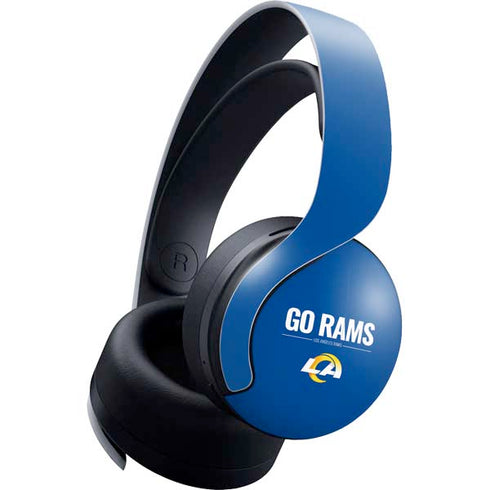 NFL Los Angeles Rams Team Motto PULSE 3D Wireless Headset for PS5 Skin