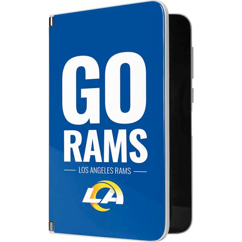 NFL Los Angeles Rams Team Motto Surface Duo Skin