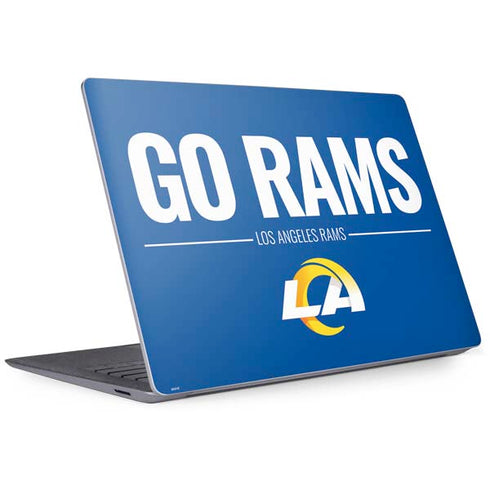 NFL Los Angeles Rams Team Motto Surface Laptop 3 13.5in Skin