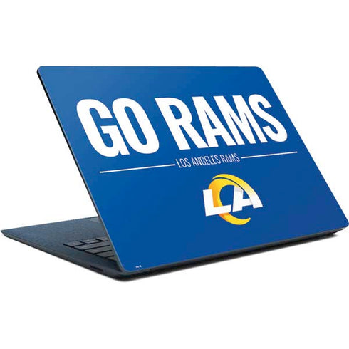 NFL Los Angeles Rams Team Motto Surface Laptop Skin