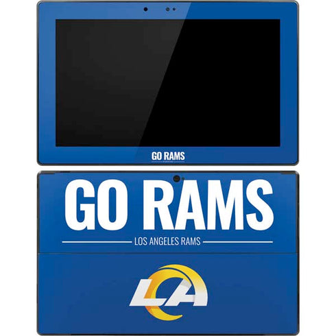 NFL Los Angeles Rams Team Motto Surface Pro Tablet Skin