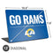 NFL Los Angeles Rams Team Motto Universal Laptop 13in (10.6 x 7.6in) Skin