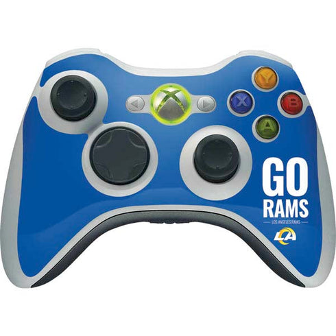 NFL Los Angeles Rams Team Motto Xbox 360 Wireless Controller Skin